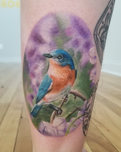 Explore star ideas for tattoos, creative tattoo ideas in Kansas City, available at Golden Stag Tattoo and Gallery