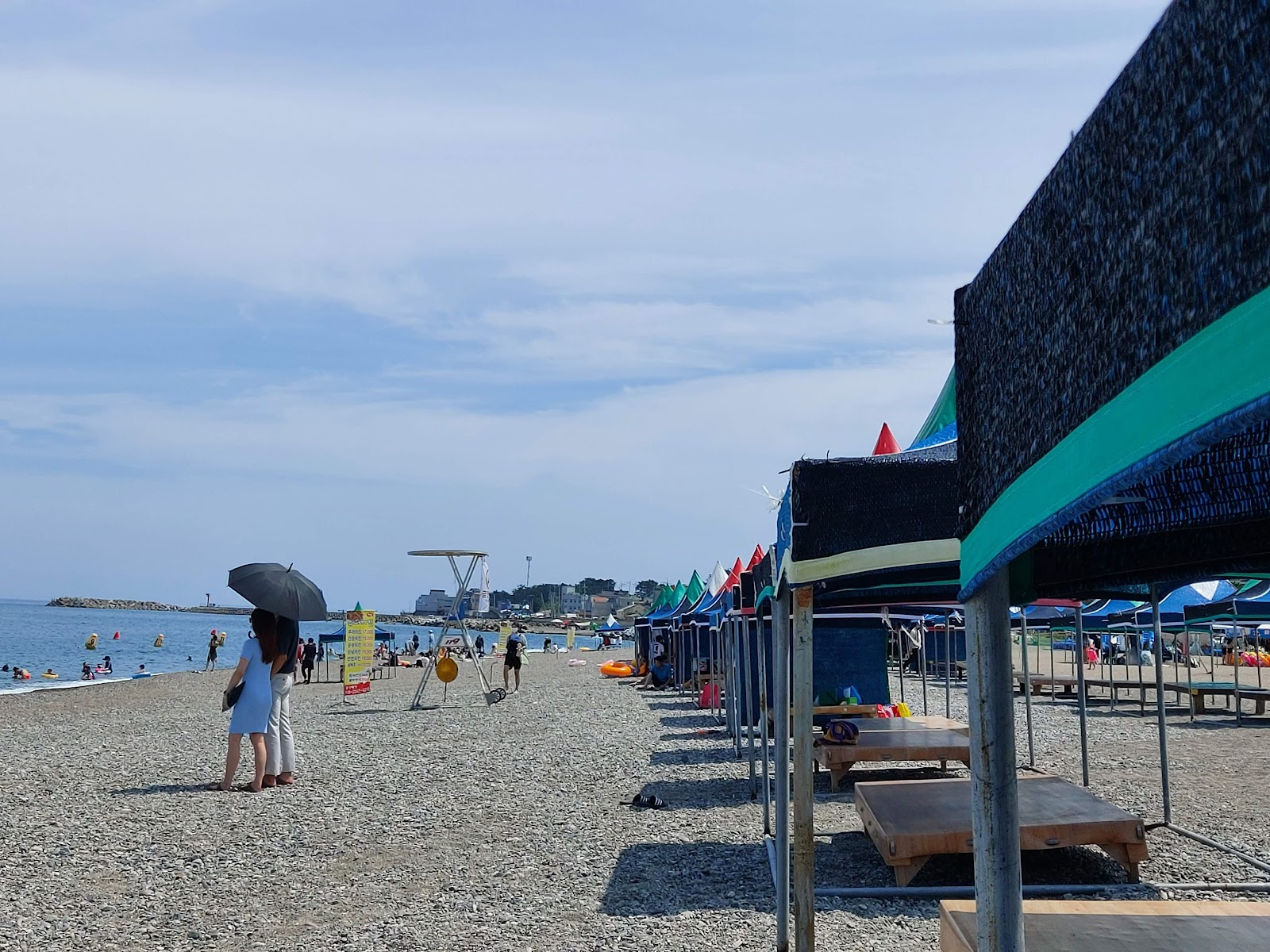 Foto van Najeong Beach met hoog niveau van netheid