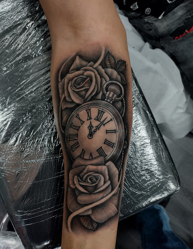 Explore godson tattoo ideas, creative tattoo ideas in North Hollywood, available at Papa Flash Tattoos