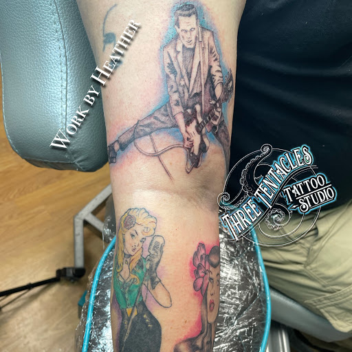 Explore lineman tattoo ideas, creative tattoo ideas in Hayward, available at Three Tentacles Tattoo Studio