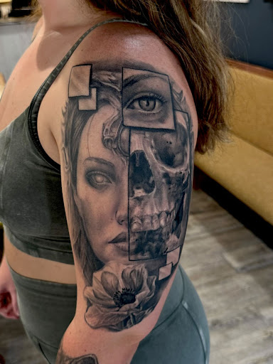 Explore bikini line tattoo ideas, creative tattoo ideas in Saint Augustine, available at Unify Tattoo Co.
