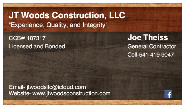 JT Woods Construction, LLC