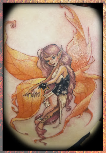 Explore small witch tattoo ideas, creative tattoo ideas in Omaha, available at Eternal Tattoo & Body Piercing - Omaha