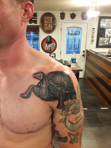 Explore georgia bulldog tattoo ideas, creative tattoo ideas in Covina, available at Inflictions Body Art