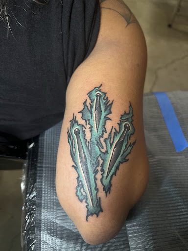 Explore mom sleeve tattoo ideas, creative tattoo ideas in Spring, available at Skin Stories Tat2