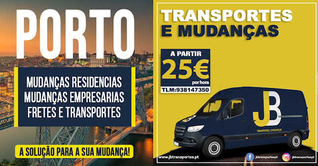 JB Transportes & Mudanças | Vila nova de gaia | Portugal - Serviço de transporte