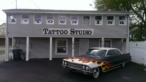 Tattoo Shop «A - Town Ink Tattoo Studio», reviews and photos, 1313 Jackson St, Anderson, IN 46016, USA