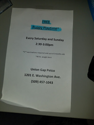 Pet Supply Store «Petco Animal Supplies», reviews and photos, 1201 E Washington Ave, Union Gap, WA 98903, USA