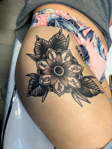 Explore ocean tattoo ideas for females, creative tattoo ideas in Gadsden, available at Zekez Inkz Tattoos & Piercings