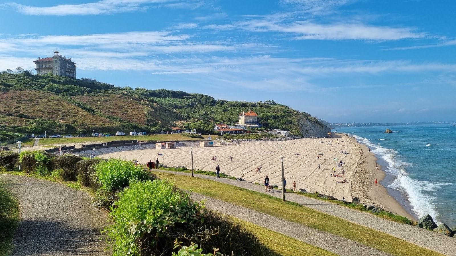 Photo of Plage d'Ilbarritz with bright sand surface
