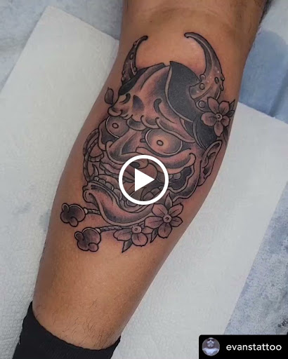 Explore tribal head tattoo ideas, creative tattoo ideas in Libertyville, available at Lucky Seven Tattoo