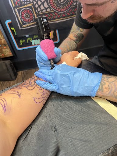 Explore coffee cup tattoo ideas, creative tattoo ideas in Lake Villa, available at Eternal Tiger Tattoo