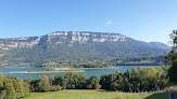 Point de vue sur le lac d'aiguebelette (table d'orientation) Saint-Alban-de-Montbel