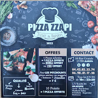 Pizza Zzapi à Auriol menu