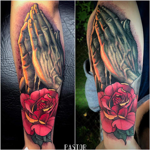 Explore phantom of the opera tattoo ideas, creative tattoo ideas in Cheltenham, available at Louder Than Bombs Tattoo
