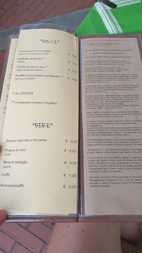Osteria il Fiasco à Faella menu