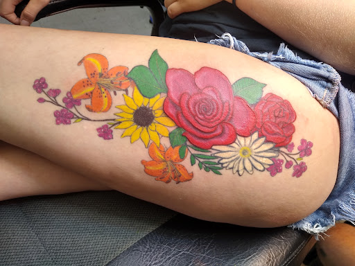 Explore submissive tattoo ideas, creative tattoo ideas in Salem, available at Outwest Tattoo and body piercing ,30 years of tattooing,only life time guarantee