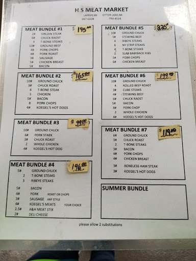 H & S Market, 1855 N Saginaw St, Lapeer, MI 48446, USA, 