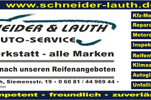 Schneider & Lauth KFZ-Werkstatt für alle Marken / Reifenhändler