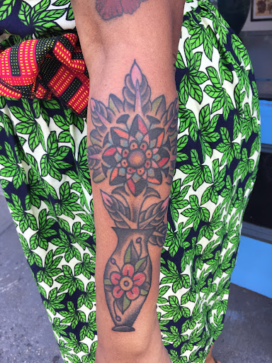 Explore star tattoo ideas for guys, creative tattoo ideas in Brooklyn, available at Electric Lotus Tattoo