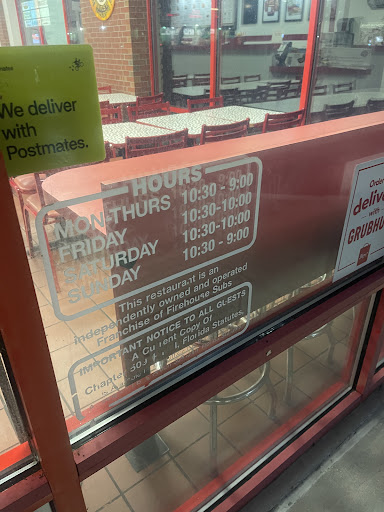 Sandwich Shop «Firehouse Subs», reviews and photos, 1013 E Bloomingdale Ave, Valrico, FL 33596, USA