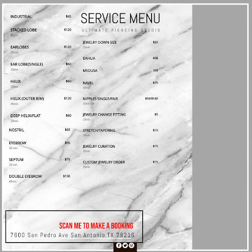 Explore culinary tattoo ideas, creative tattoo ideas in San Antonio, available at Platinum Body Piercings