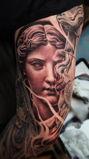 Explore female forearm tattoo ideas, creative tattoo ideas in Oxnard, available at Downtown Tattoo & Body Piercing