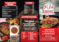 Menu / carte de Sösetaler Döner-Gril ,Zwei Brüder ' à Osterode am Harz