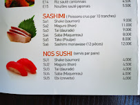 Nagoya à Saint-Witz menu