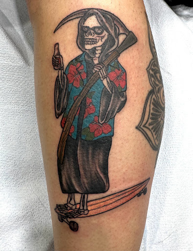 Find angel tattoo ideas for guys for your next unique tattoo in Marietta at The Queen Bee Tattoo and Piercing Parlour