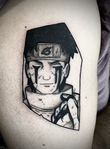 Explore thumb print tattoo ideas, creative tattoo ideas in Hamden, available at Lovecraft Tattoo