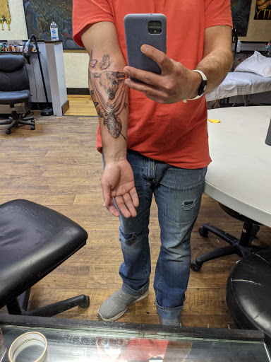 Explore moon phase tattoo ideas, creative tattoo ideas in Peekskill, available at Speakeasy Tattoo Studio