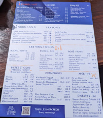 Menu du Restaurant Le Monchu Méribel à Meribel