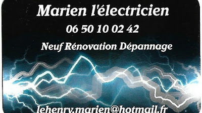 Marien l'électricien à Saint-Joachim