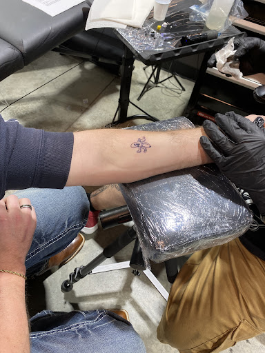 Explore chest plate tattoo ideas, creative tattoo ideas in Conroe, available at Monsters Ink, LLC