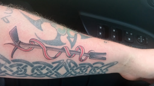 Explore irish family tattoo ideas, creative tattoo ideas in Palatka, available at Ink Rush Tattoo Black Tide