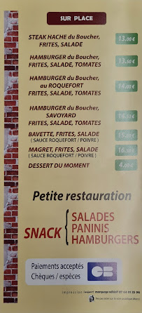 Pizzeria Chez Carole Pizz @ la maison à Rousson - menu / carte