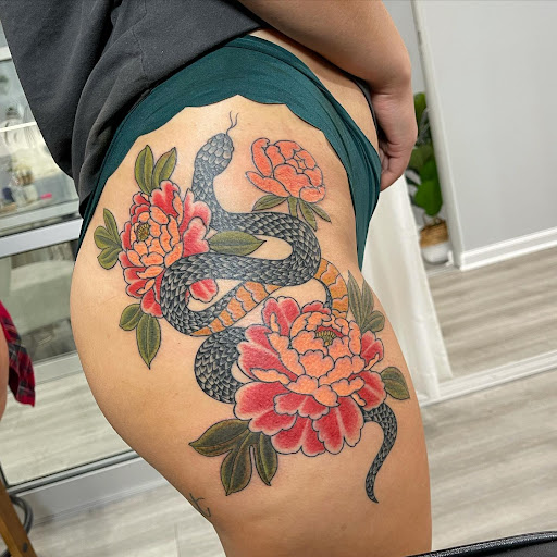 Explore ancient greek tattoo ideas, creative tattoo ideas in Richlands, available at Down Yonder Tattoo