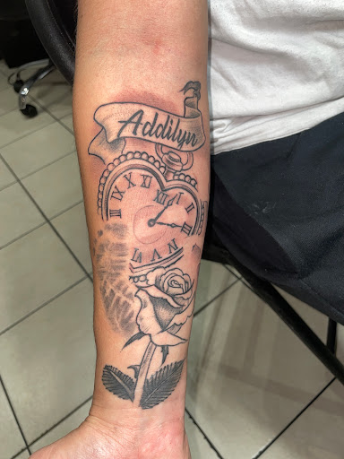 Explore love symbol tattoo ideas, creative tattoo ideas in Staten Island, available at Bullseye Tattoos