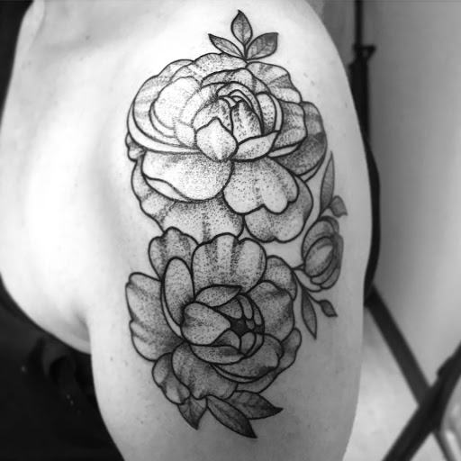 Explore libra scale tattoo ideas, creative tattoo ideas in Warrior, available at The Great Wilderness Tattoo
