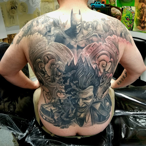 Explore dad fishing tattoo ideas, creative tattoo ideas in Leesburg, available at Trademark Body Art