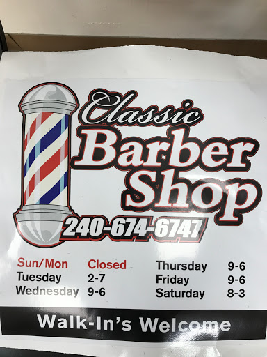 Barber Shop «Classic Barber Shop», reviews and photos, 205 S Church St, Middletown, MD 21769, USA