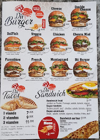 DII Pizza & Burgers à Nice carte