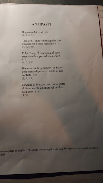 Restaurant PIER à Trieste - menu / carte