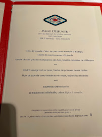 Restaurant français Le Violon d'Ingres à Paris - menu / carte