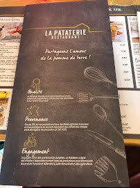 La Pataterie Langres Restaurant à Langres menu
