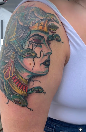 Explore female wrist tattoo ideas, creative tattoo ideas in Orange Park, available at Big City Tattoo and Piercing