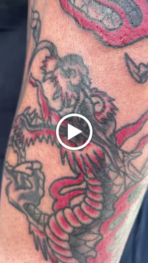 Explore calf muscle tattoo ideas, creative tattoo ideas in Orange Park, available at Big City Tattoo and Piercing