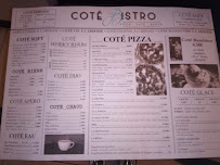 Côté Bistro à Cesson-Sévigné menu
