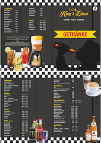 Kings Diner Heiligkreuz à Trier carte